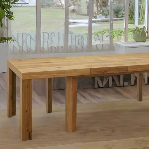 Duży drewniany stół S26 Navara rozkładany 8 nóg